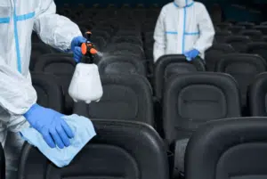 Pulizia professionale di cinema